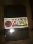 Ooly Black Paper Sketchbook. Fixed Price $9.00.