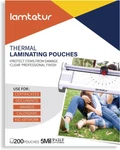 Thermal Laminating Pouches 9"X11.5" Inches, 5MIL 200PACK Laminate Films, Clear. Fixed Price $53.99.