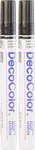 Uchida 300-C-1 Marvy Deco Color Broad Point Paint Marker, Black (pack Of 2). Fixed Price $26.99.