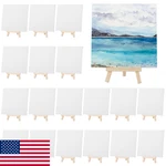 Motimind 36 Mini Canvas Panels & Easel Set - 6X6 Inch For Painting Acrylic Oil. Fixed Price $43.38.