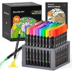 Shuttle Art Dual Tip Brush Pens, Colours 1 Count (pack Of 96),. Fixed Price $60.58.