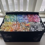 Ohuhu 320-COLOR Double Tipped Alcohol Marker Set-brush & Chisel-refillable Ink. Fixed Price $225.95.