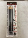 New Sealed General Peel And Sketch Charcoal Black Pencils 3 In Package. Fixed Price $8.00.
