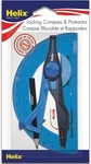 Helix - Plastic Locking Compass And Protractor 2 Piece Set Geometry, Draf.... Fixed Price $13.23.