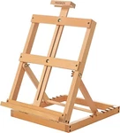 Meeden Heavy-duty Tabletop Studio H-frame Wooden Easel- Solid Beech Adjusta. Fixed Price $63.99.