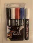 Marvy Uchida Bistro Chalk Marker LOT-4 Round TIP+1 Chisel. Fixed Price $10.99.