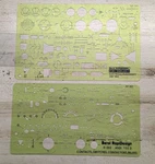 Berol Rapidesign R-301 R-302 Electrical Electronic Symbol Templates Set Of. Fixed Price $25.00.