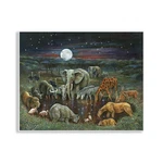 Stupell Industries Animal Pairs Watering Hole Wall Plaque Art Design By Ru.... Fixed Price $23.40.