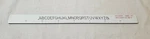 290 Size 4 Lettering Template Ruler Rapidograph Use. Fixed Price $29.99.