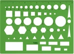 Westcott Technical All Purpose Drawing Template (T-816) , Green 4 1/2 X. Fixed Price $12.59.