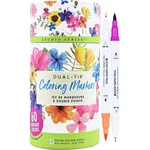 Peter Pauper Press Studio Series Dual-tip Coloring Markers (set Of 60) Brand. Fixed Price $19.99.
