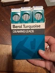 Dozen 2375 4H Berol Turquoise Drawing Leads. Fixed Price $25.00.