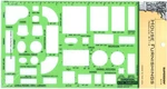 Berol Rapidesign Template House Furnishings 1/4" Scale R-714. Fixed Price $21.49.