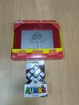 Sustainable Version Drawing Toy And Etch-e Sketch + Rubics Cube Bundle New. Fixed Price $30.00.
