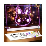 Led Drawing Board For Kids, 14"X10", 3 Mode And 7 Color, Light Up L... Fast Ship. Fixed Price $70.10.
