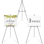 Falling Art Display Easel Stand 63" Adjustable Portable Tripod Signs Posters. Fixed Price $63.28.