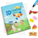 3D Printing Drawing Book, Reusable Colorful 40 6.6 X 9.8 Cm, Cute Childhood. Fixed Price $19.82.