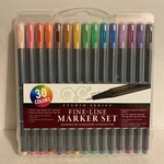 Peter Pauper Press Studio Series Fine-line Marker Set 30 Colors. Fixed Price $6.52.