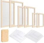 3 Pieces Frame Kit, Mould And Deckle With Mesh, Absorbe. Fixed Price $39.97.