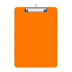 Juvealoe A4 Plastic Clipboard, 8.5 X 11 Orange Colored Pack,. Fixed Price $14.99.