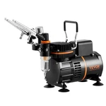 Kit, Dual Fan Compressor Professional Airbrushing System With 3. Fixed Price $135.68.