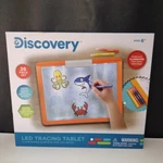 Discovery Kids Led Illuminated Tracing Tablet 34 Piece Set W/ Pencils & Paper 6+. Fixed Price $19.99.