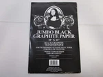 Mona Lisa Black Graphite Premium Transfer Paper Jumbo Size 18 X24 One Sheet. Fixed Price $12.99.