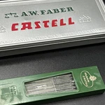 A. W. Faber Castell 12 Leads # 9030/2H Quality Drawing And Case. Fixed Price $12.00.