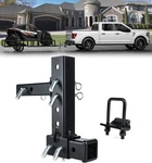 Patented Design Hitch Riser Adjustable Trailer Extension 4"-10".... Fixed Price $99.46.