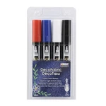 Uchida Decofabric Opaque Paint Marker Chisel Tip 4/PKG-PRIMARY Colors. Fixed Price $16.50.