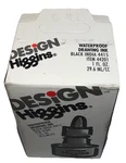 1- Higgins Black #4415 India And Waterproof Drawing Ink (1 Oz.) (new/see Photos). Fixed Price $9.77.