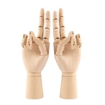 Framendino, 2 Pack 7" Flexible Hand Model Wooden Mannequin Right Left Dr.... Fixed Price $25.69.