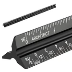 Architectural Scale Ruler, Imperial Measurements 12'', Laser-etched Aluminum .... Fixed Price $15.34.