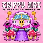 Trippy Art: Coloring Book For Adults Featuring And Abstract Drawing Animals. Fixed Price $19.99.