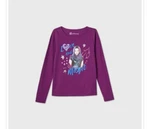 Girls Disney Descendants Mal Long Sleeve Graphic T-shirt Purple Xs. Fixed Price $7.00.