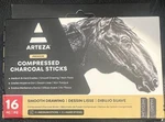 Arteza Compressed Charcoal Sticks, Set Of 16. Fixed Price $8.64.