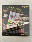 Flysea Acrylic Painter 2-3MM Water Based 24 Brilliant Colors No. 1026. Fixed Price $19.00.