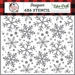 Echo Park Paper Lumberjack Christmas 6X6 Stencil - Jingle Bell Snowflakes. Fixed Price $5.39.