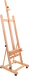 U.s. Art Supply Medium Wooden Studio Frame Easel With Storage Tray And Wheels. Fixed Price $218.55.