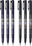 Tombow Fudenosuke Brush Pen, 6-PACK, Hard Tip 1 Count (pack Of 6), Black. Fixed Price $13.64.