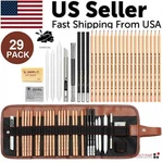 29PCS Professional Drawing Artist Kit Set Pencils And Sketch Charcoal Tools. Fixed Price $15.59.