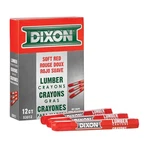 Dixon Industrial Lumber Marking Crayons, 4.5" 1/2" Hex, Soft-red, 12-PACK (.... Fixed Price $19.04.