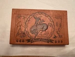 Vintage 1950S Hasbro Wild West Pencil Case Complete Set W/ 1934 Hagstrom Usa Map. Fixed Price $99.99.