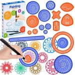 Chivao Spiral Art Gear Geometric Ruler Circle Template For Drawing Plastic.... Fixed Price $14.69.