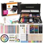 Colour Block 181-PIECE Mixed Media Art Set Wooden Case For Drawing Sketchi.... Fixed Price $96.82.