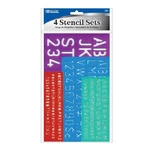 Bazic Stencil Sets, Sizes 8 10 20 30 Mm, Number Mathematics Si.... Fixed Price $10.56.