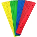 96 Pack 12 Colorful Plastic Straight With Hole Inch.... Fixed Price $27.08.
