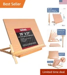Durable Beechwood Drawing Board 26" X 21" With Adjustable Angles - Art Essential. Fixed Price $99.43.
