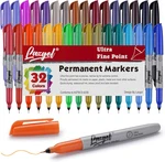 Permanent Markers Bulk, Ultra Fine Point, 32 Assorted Colors 0.4 Mm. Fixed Price $20.99.