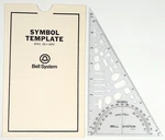 Bell Telephone System Symbol Template With Sleeve 38-Y-3890 Vintage FD930. Fixed Price $9.49.